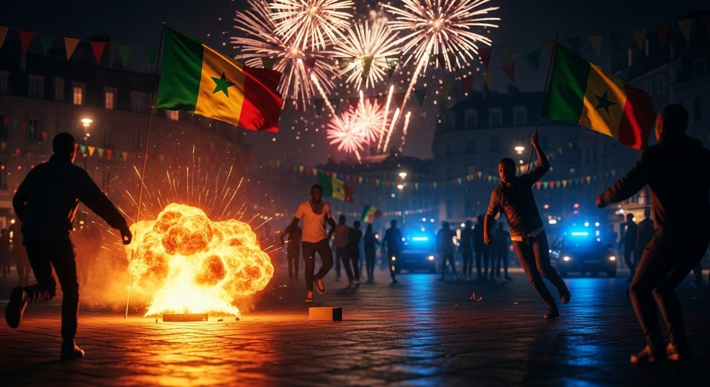 Découvrez comment un jeune en BTS a allumé une bombe artisanale pour 20 € lors des célébrations de la victoire sénégalaise en finale CAN, et les conséquences judiciaires inattendues.
