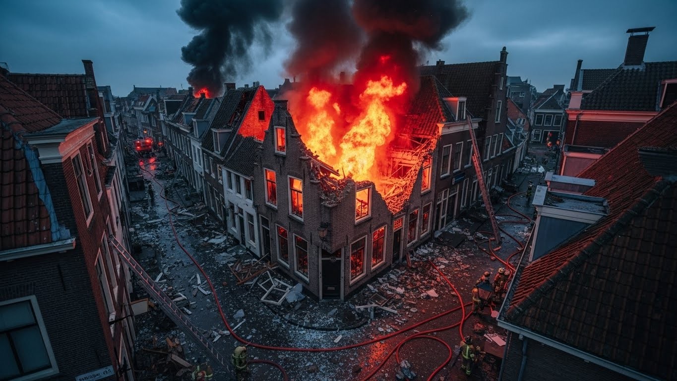 Une énorme explosion a secoué le centre d'Utrecht aux Pays-Bas, provoquant l'effondrement de bâtiments, un incendie majeur et au moins quatre blessés. Causes inconnues, peur de victimes ensevelies : le récit complet et les implications.
