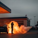 Femme s&rsquo;Immole en Station-Service : Le Courage des Témoins Sauve une Vie