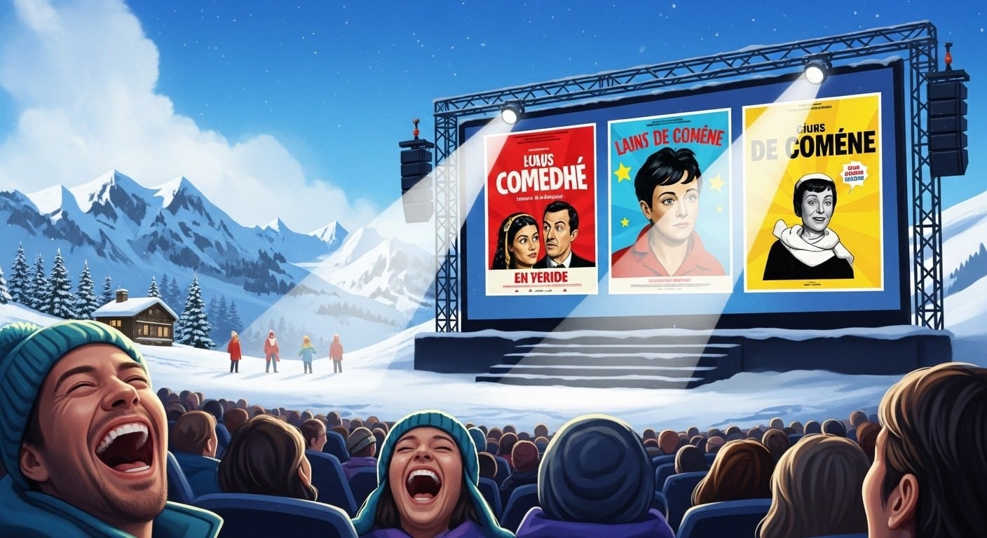 Découvrez les 6 comédies phares du Festival de l’Alpe d’Huez 2026 qui ont fait rire et vibrer le public : palmarès, coups de cœur et dates de sortie à ne pas manquer cette année !