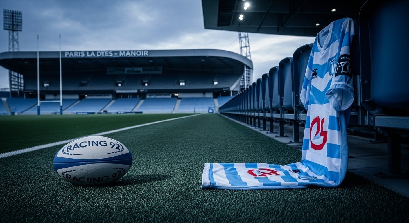 Le Racing 92 quittera la Paris La Défense Arena fin 2026 après la vente à Live Nation. Supporters et joueurs regrettent la fin d'une ère unique en rugby indoor. Retour à Colombes en 2027.
