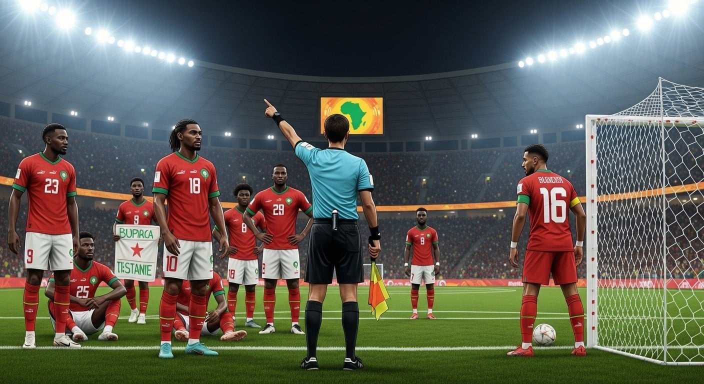 Découvrez pourquoi la fédération marocaine conteste la finale CAN 2025 remportée par le Sénégal suite à un penalty polémique et un abandon temporaire du terrain. Analyse complète.