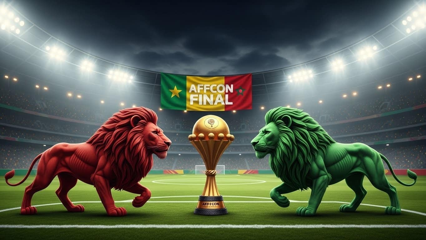 Découvrez les compositions officielles de la finale CAN 2025 Sénégal vs Maroc : Hakimi capitaine, Koulibaly suspendu. Duel explosif à Rabat pour le titre continental, analyse tactique et suspense total !