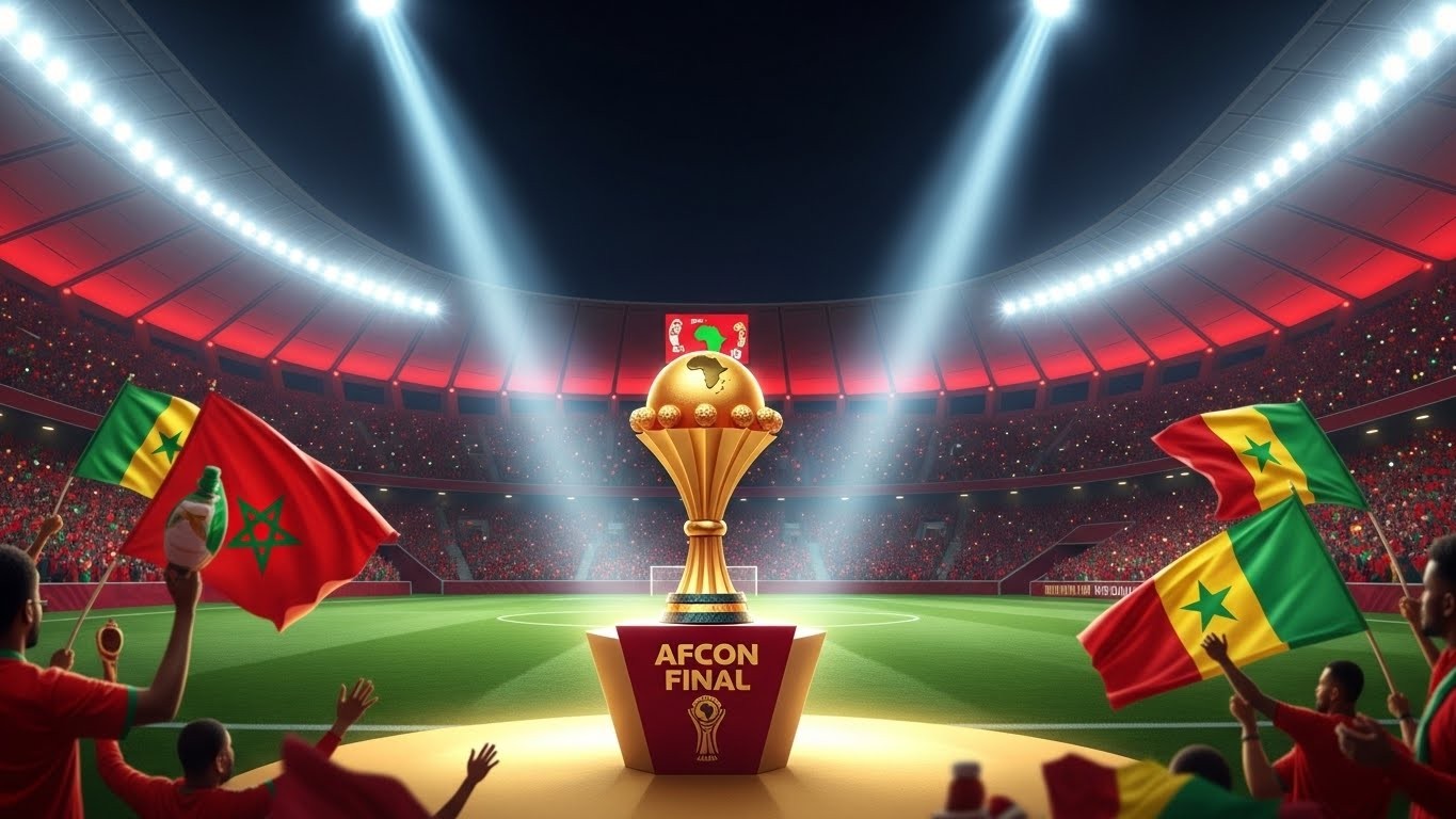 Dimanche soir à Rabat, la finale de la CAN 2025 oppose le Sénégal au Maroc. Achraf Hakimi et le jeune Ibrahim Mbaye, deux Parisiens du PSG, se disputent la couronne africaine. Suspense total !
