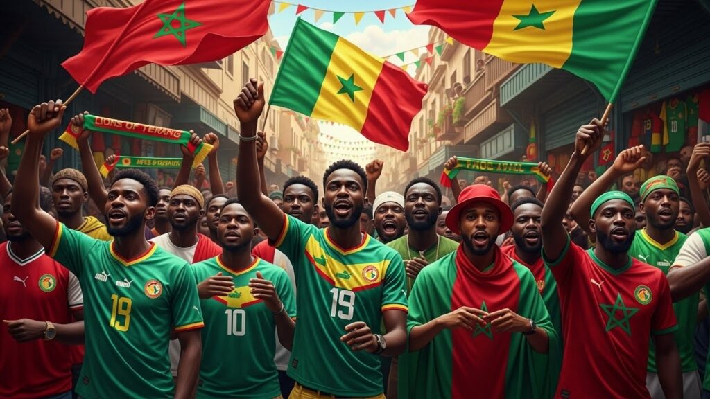 Finale CAN 2025 : Sénégalais au Maroc à Fond pour les Lions