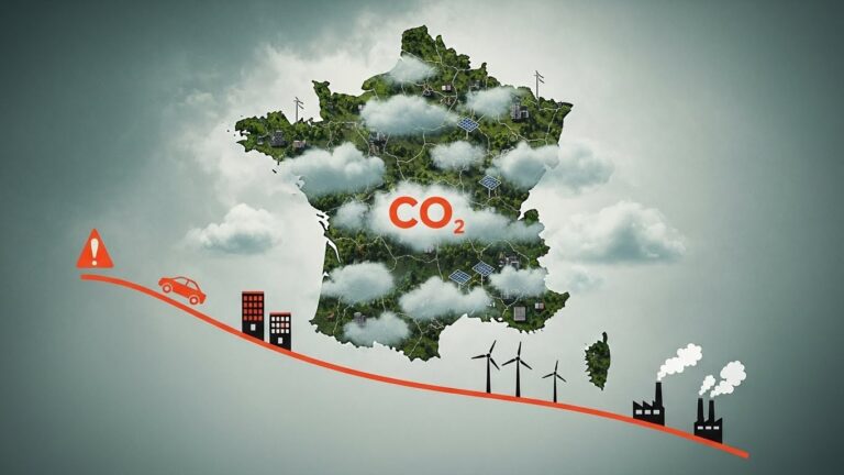 France : Émissions GES en Baisse Trop Lente en 2025