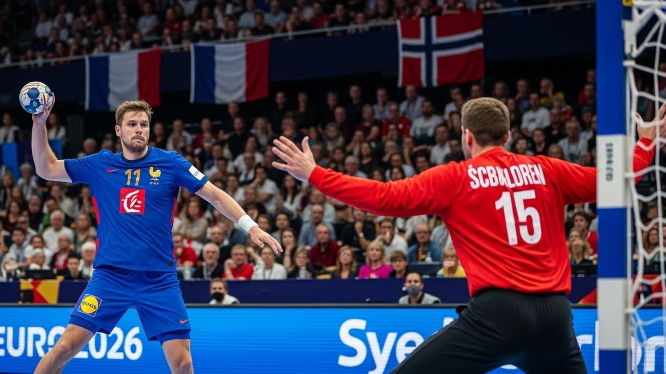 Découvrez l'heure exacte et la chaîne TV pour France-République tchèque à l'Euro 2026 de handball. Infos sur le match d'ouverture des Bleus, groupe et enjeux.
