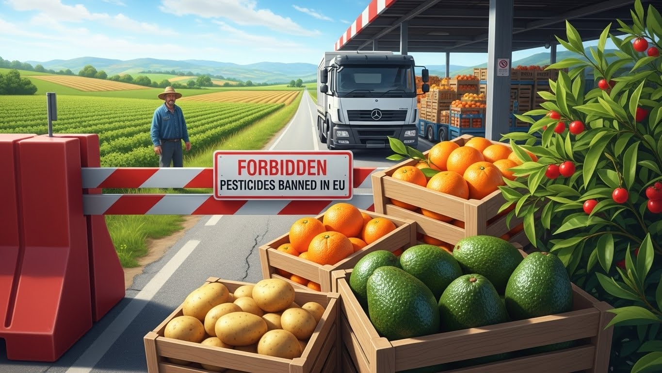 Découvrez pourquoi la France bloque les importations de fruits et légumes traités avec des pesticides bannis en Europe. Une mesure forte pour protéger agriculteurs et consommateurs face à la concurrence déloyale.