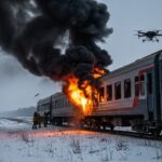 Frappes Russes en Ukraine : Train Civil Touché, 12 Morts