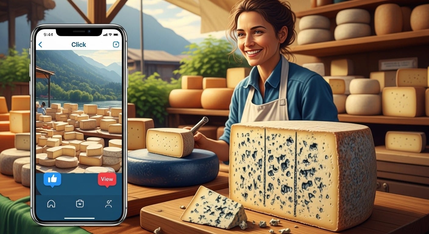 Découvrez comment une fromagère des marchés de Maisons-Alfort a vu sa vidéo sur le rare bleu de Termignon atteindre 1,5 million de vues, attirant des clients de loin pour ses fromages d'exception.