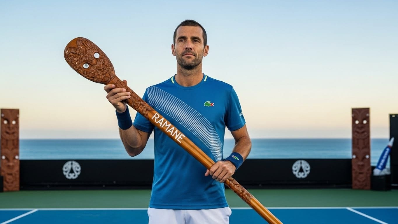 Découvrez comment Gaël Monfils, tenant du titre, a été sorti d'entrée à Auckland en 2026 par Fabian Marozsan, mais repart avec un hommage poignant : une lance maorie symbolique pour sa dernière saison.