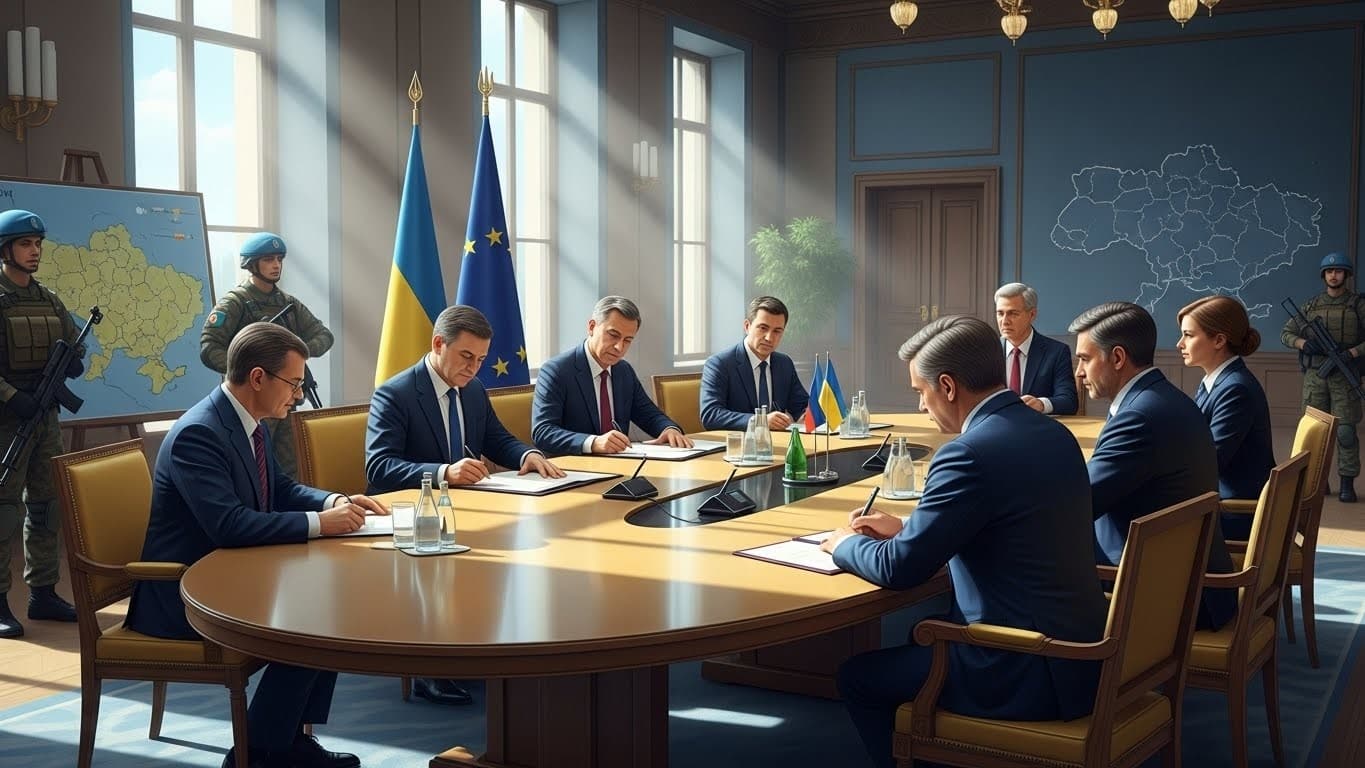 Découvrez les dernières avancées sur les garanties de sécurité pour l'Ukraine validées par ses alliés. Macron évoque un déploiement de milliers de soldats français après un cessez-le-feu. Une paix solide est-elle enfin envisageable ?