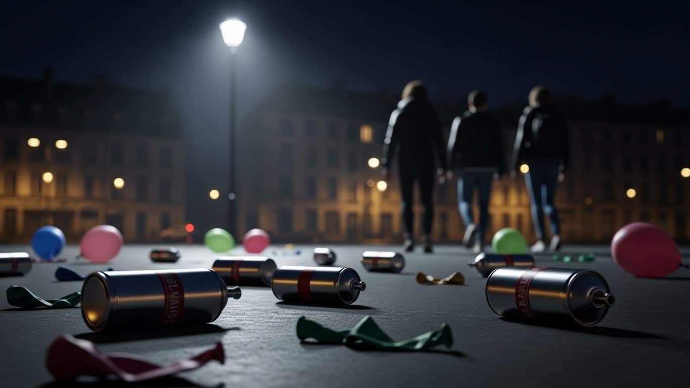 À Guyancourt, les élus demandent à l'État de classer le protoxyde d'azote comme drogue illicite face à son explosion chez les jeunes. Un fléau addictif aux conséquences graves : découvrez pourquoi cette mesure devient urgente.