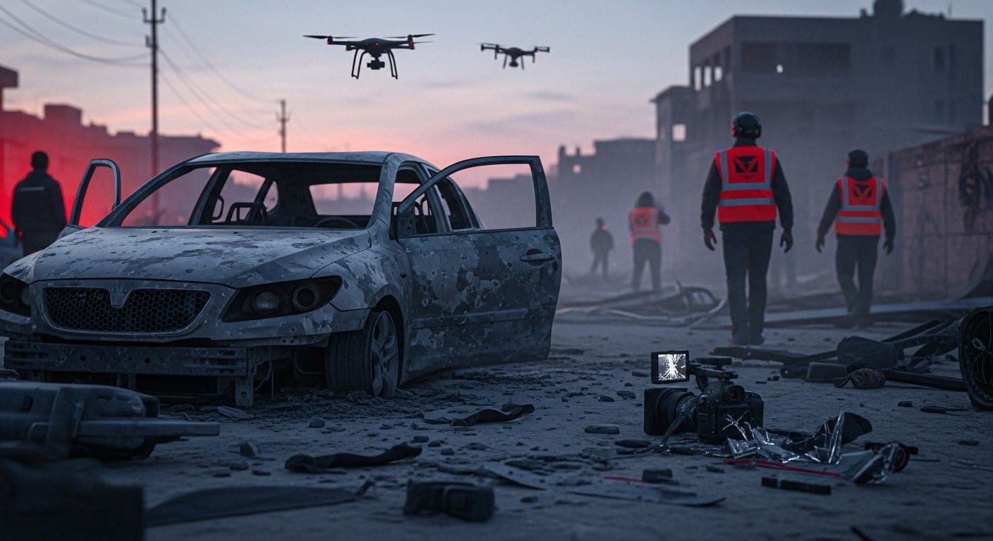 Tragédie à Gaza : un collaborateur régulier d'agence et deux journalistes palestiniens perdent la vie dans une frappe, malgré la trêve fragile. Détails sur l'incident et le danger pour la presse.