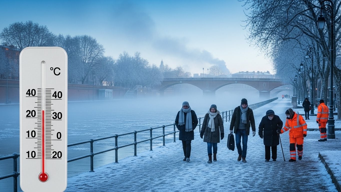 Découvrez comment Toulouse et la Haute-Garonne affrontent une vague de froid exceptionnelle avec des températures jusqu'à -10°C. Plan grand froid activé, risques de neige et mesures pour protéger les plus vulnérables.