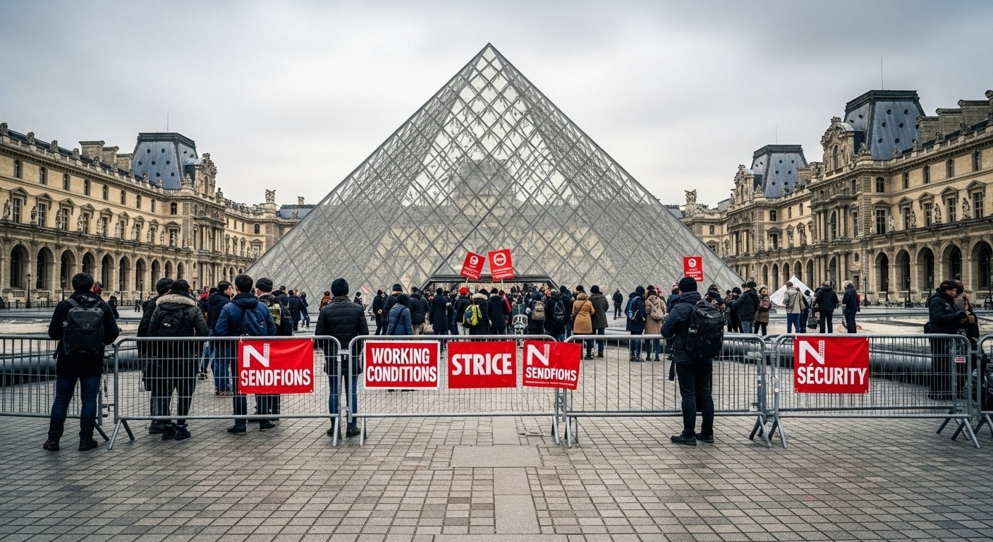 Découvrez pourquoi le musée du Louvre est paralysé depuis décembre 2025 : conditions de travail intenables, cambriolage choc et pertes financières énormes. Le conflit qui bloque le joyau culturel parisien.