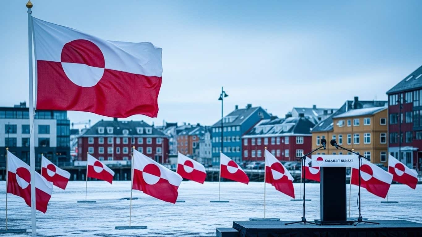 Des milliers de manifestants au Groenland et au Danemark crient leur refus face aux visées territoriales de Trump sur l'île arctique. Pourquoi cette mobilisation massive ? Décryptage complet.