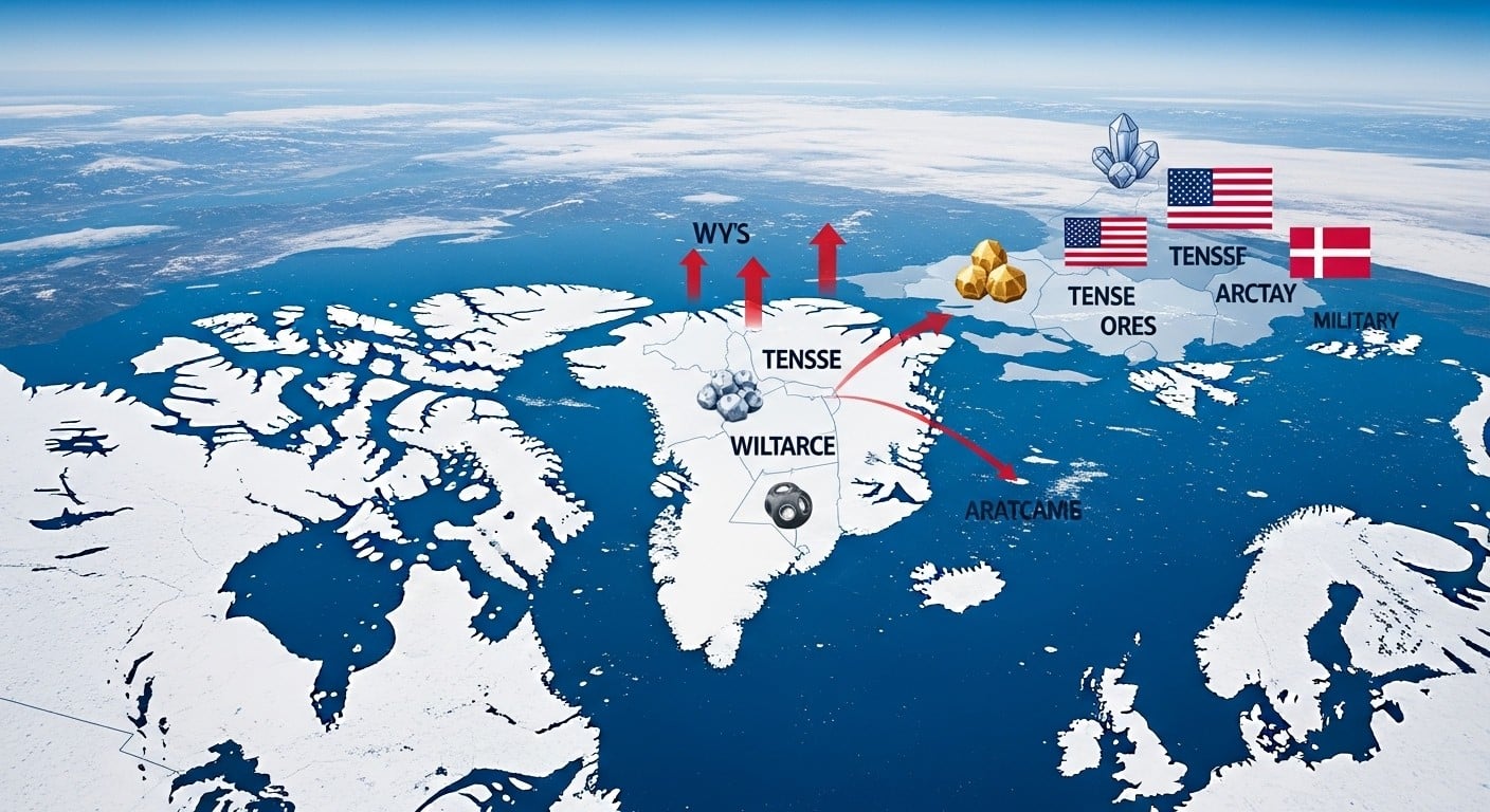 Découvrez pourquoi le Groenland attire tant les grandes puissances : emplacement stratégique, ressources rares et tensions actuelles avec les États-Unis. Un enjeu majeur pour l'avenir de l'Arctique.