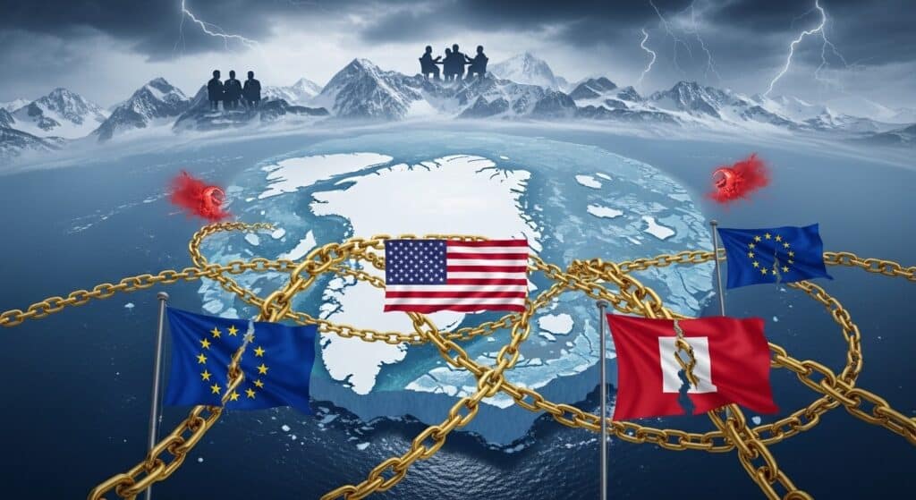 Groenland : Trump Pousse pour Réunion à Davos et Menace Douanes