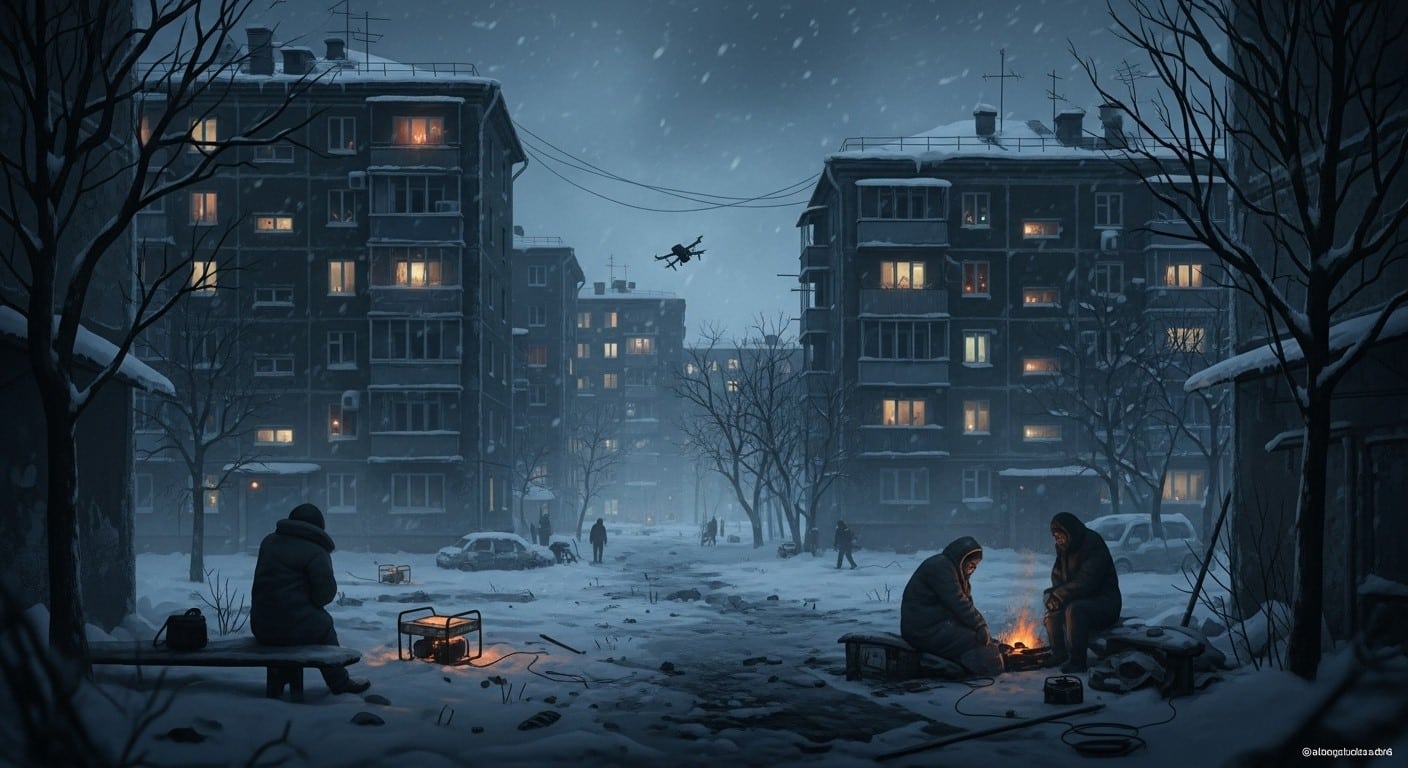 À Kiev, plus de 5600 immeubles privés de chauffage par -14°C suite à une nouvelle frappe russe sur les infrastructures énergétiques. Découvrez les impacts humains et la résilience ukrainienne face à cet hiver glacial.