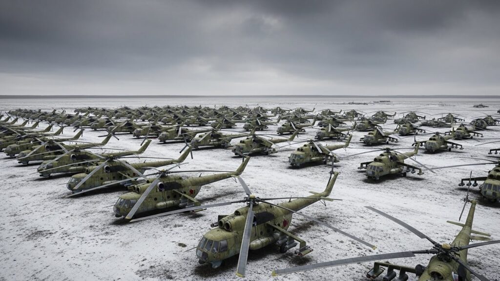 Guerre en Ukraine : Le Cimetière des Hélicoptères Russes