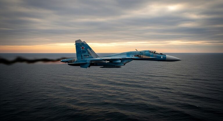 Guerre en Ukraine : Perte d&rsquo;un Su-34 Russe en Mer Noire, Crash ou Tir ?