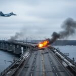 Guerre en Ukraine : Pont Russe Détruit par Bombes AASM Françaises