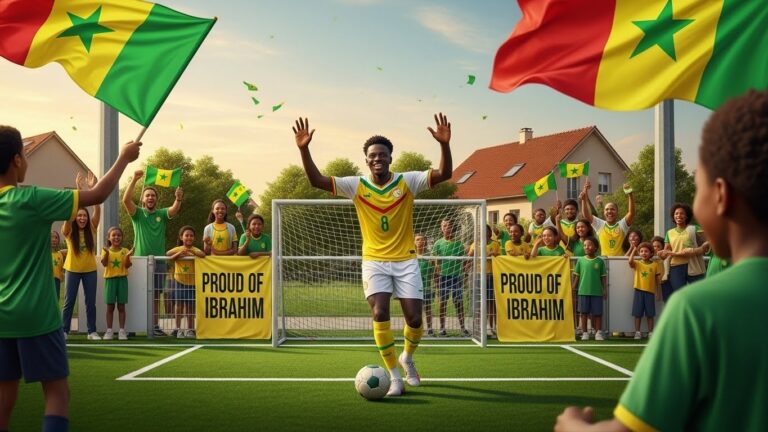 Guyancourt Célèbre son Prodige Ibrahim Mbaye en Demi de CAN