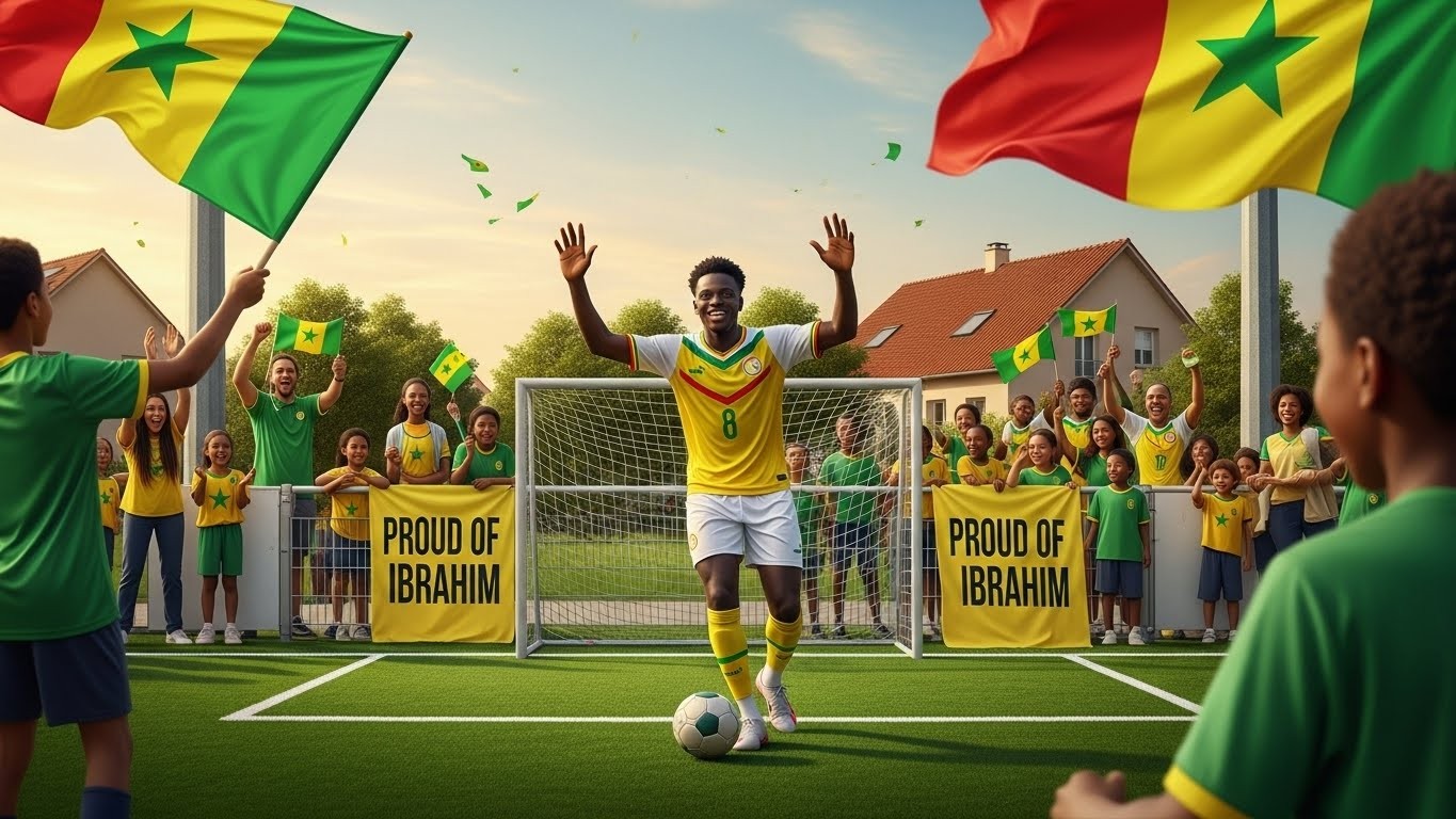 Découvrez comment la petite ville de Guyancourt vibre pour Ibrahim Mbaye, la pépite du PSG de 17 ans, devenu idole locale après son parcours fulgurant jusqu'en demi-finale de la CAN 2025.