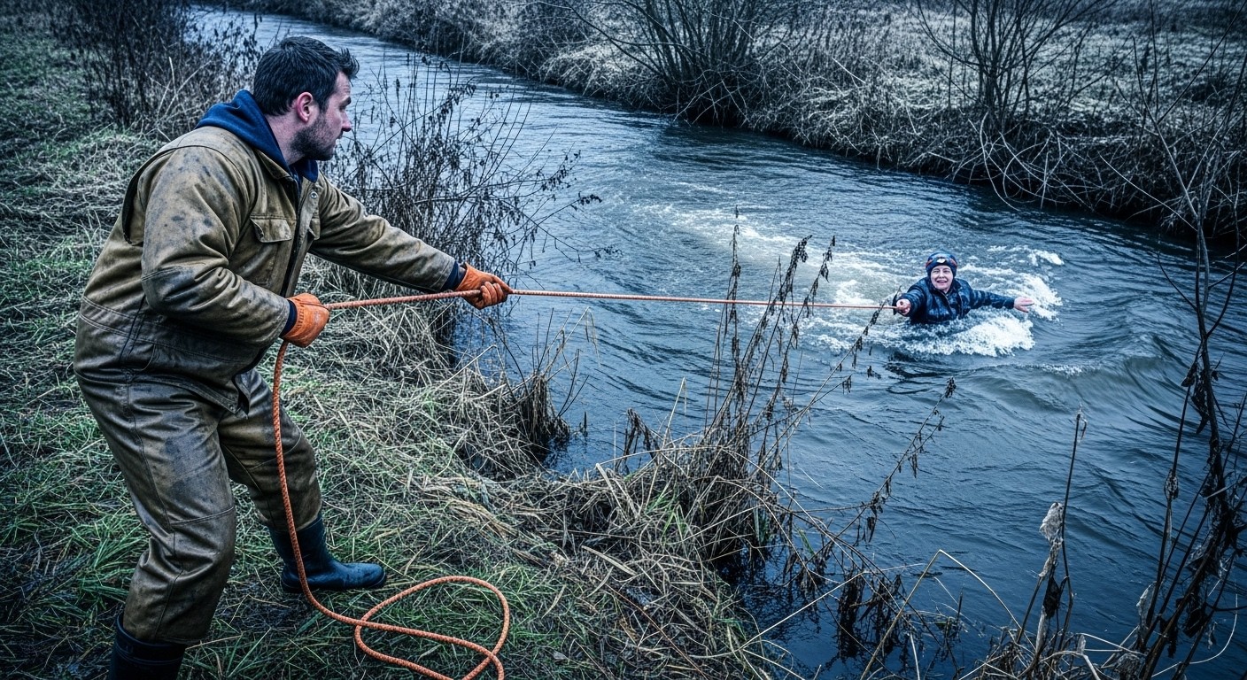 Un garagiste de Charente-Maritime a plongé dans une rivière en crue pour sauver une retraitée emportée par le courant. Découvrez ce geste courageux qui a ému tout le monde.