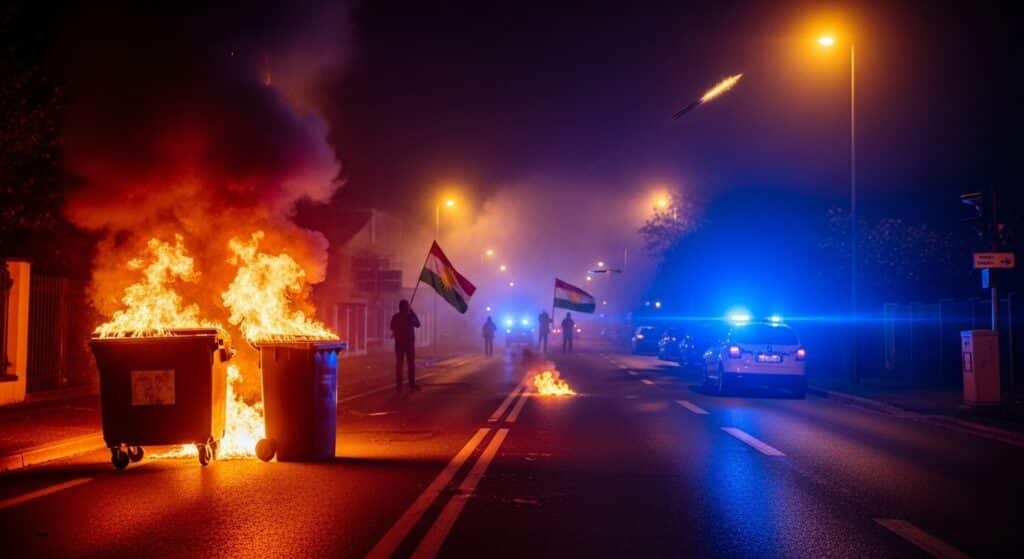 Heurts Violents à Villiers-le-Bel : Policiers Blessés Après Manifestation Kurde