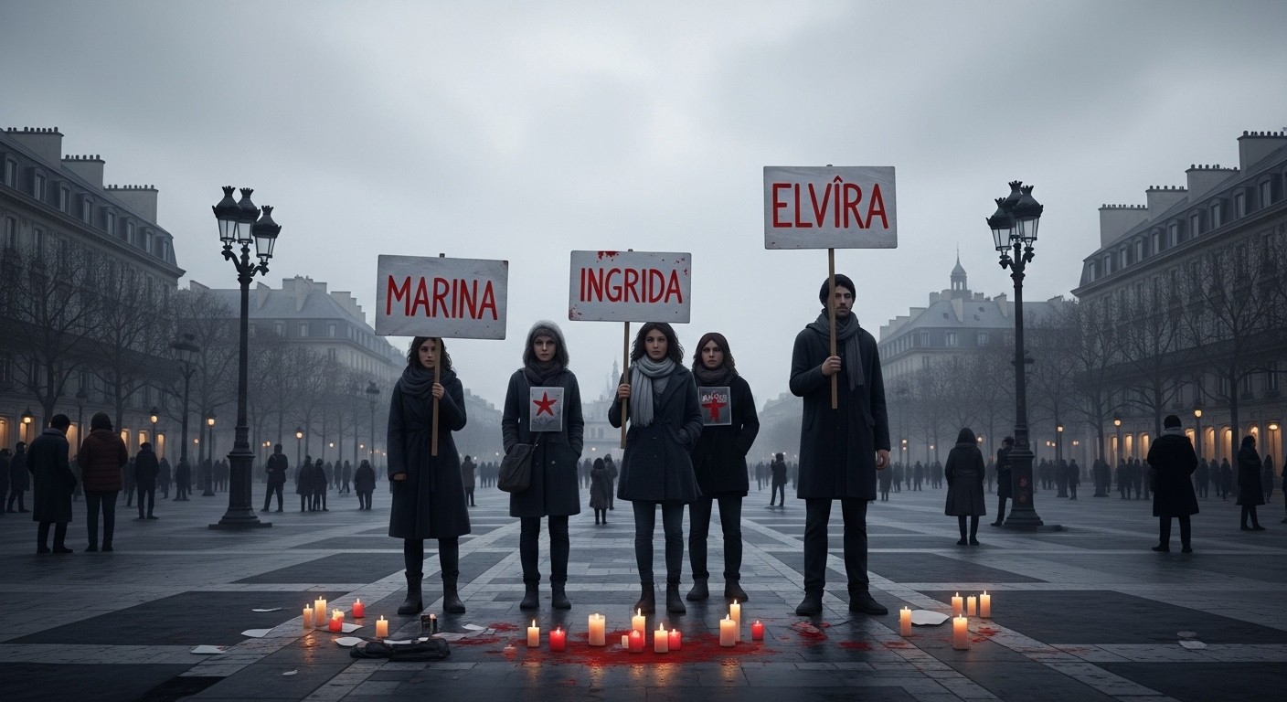 Découvrez l'hommage émouvant place de la République à des femmes tuées par leur conjoint. Chiffres alarmants, appel à mobilisation contre les féminicides conjugaux en France.