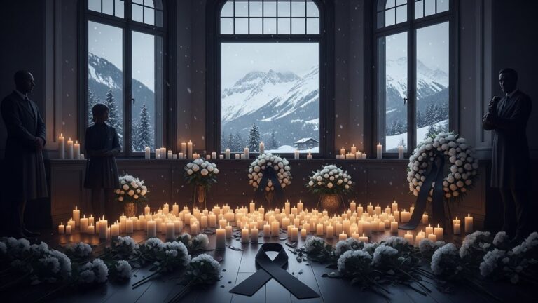 Hommage aux Victimes de l&rsquo;Incendie de Crans-Montana