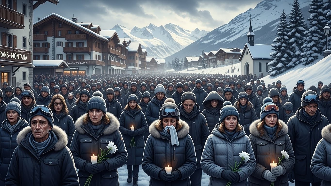 Découvrez l'immense émotion lors de l'hommage aux 40 victimes de l'incendie tragique du bar à Crans-Montana. Une cérémonie touchante qui unit une communauté en deuil. Lisez le récit complet.