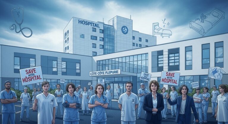 Hôpital Côte Fleurie en Crise : Tensions et Mobilisation