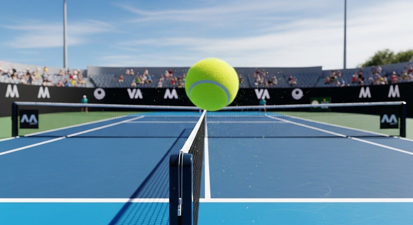 Découvrez le point incroyable d'Iga Swiatek à l'Open d'Australie 2026 : volée réflexe, effet rétro magique et faute au filet. Un moment digne d'un jeu vidéo qui marque le tournoi !