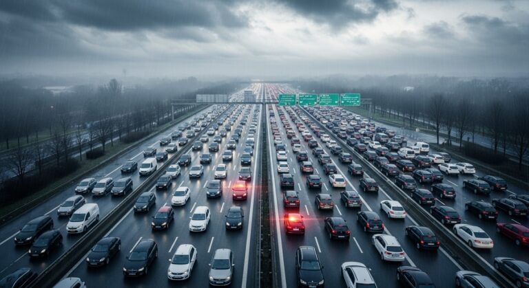 Île-de-France : Bouchons Explosent à Plus de 570 km