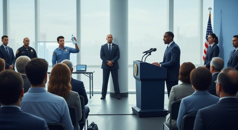 Ilhan Omar Agressée par Liquide lors d&rsquo;un Meeting