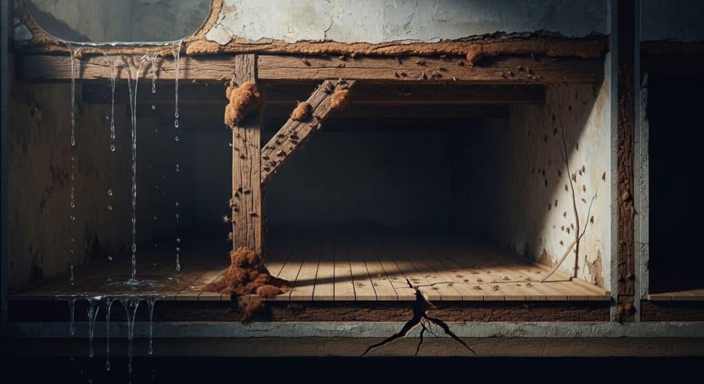 Immeubles Fragiles : Infiltrations et Champignons Menacent Nos Logements