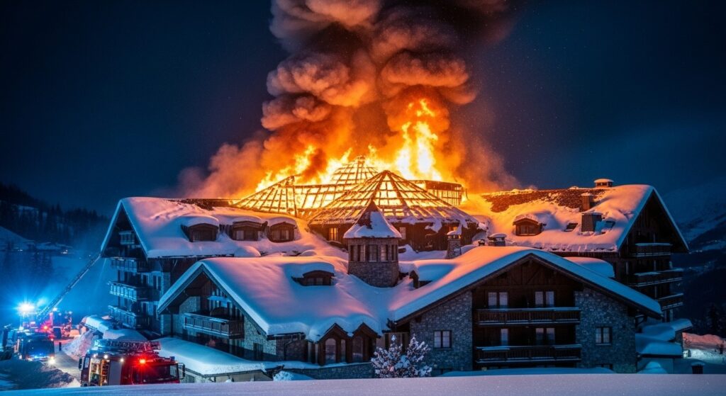 Incendie à Courchevel : Drame dans un Hôtel 5 Étoiles de Luxe
