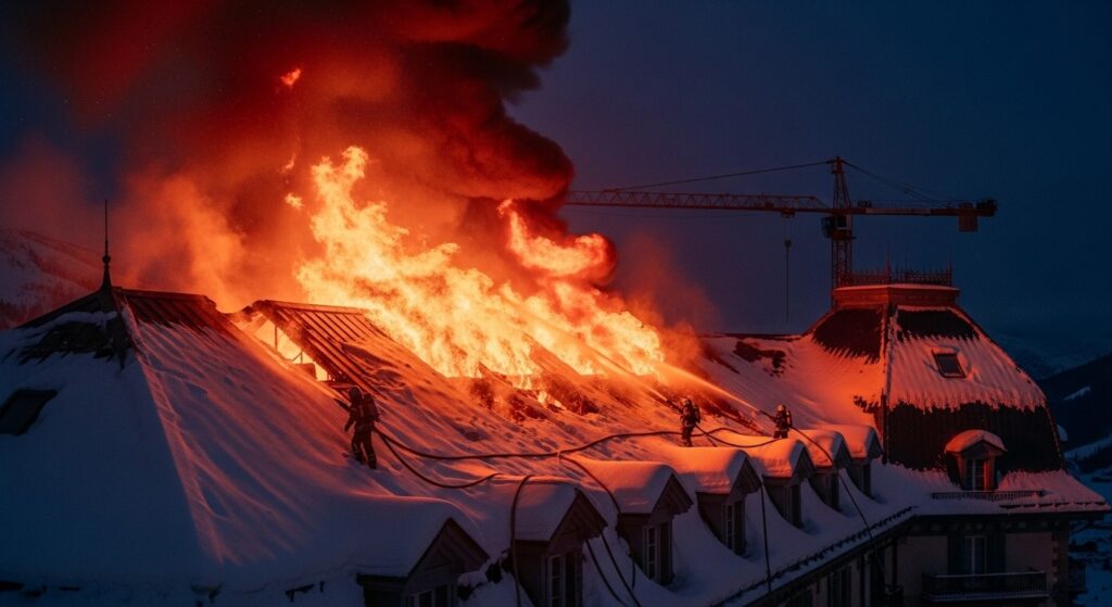 Incendie à Courchevel : Un Hôtel de Luxe Ravagé par les Flammes