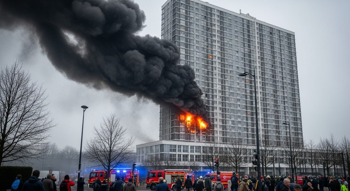 Découvrez les détails glaçants d'un incendie dans une tour de 17 étages à Créteil : explosion, fumée noire visible de loin, une octogénaire intoxiquée. Ce qui s'est vraiment passé ce lundi midi.