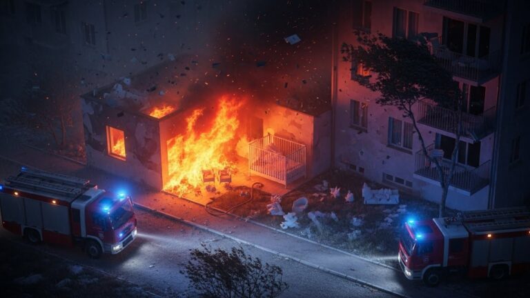 Incendie à Crosne : la crèche ravagée par les flammes