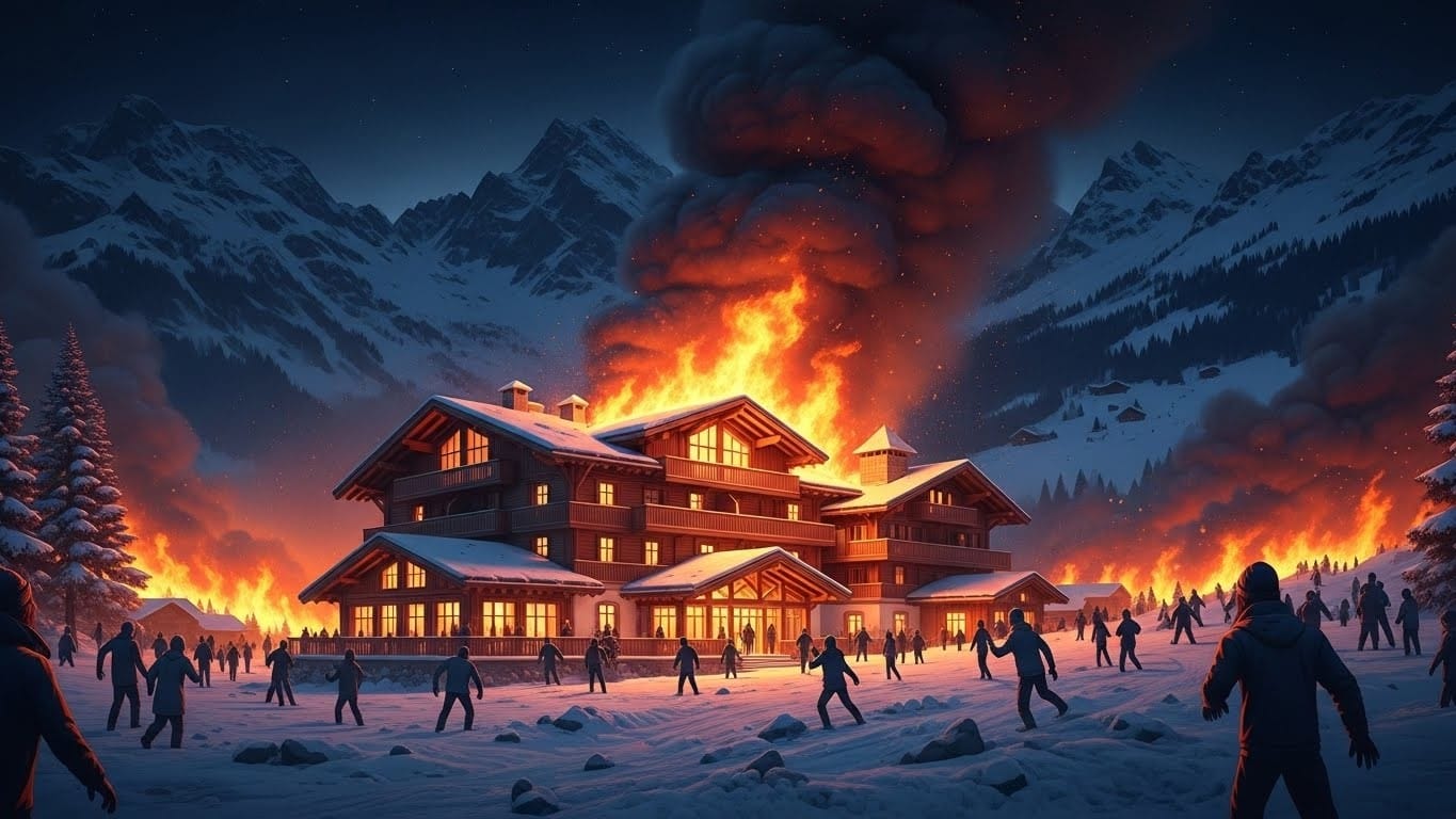 Découvrez le terrible incendie qui a ravagé un bar à Crans-Montana lors du réveillon 2026. Des dizaines de victimes présumées, une propagation fulgurante... Que s'est-il vraiment passé cette nuit-là ?