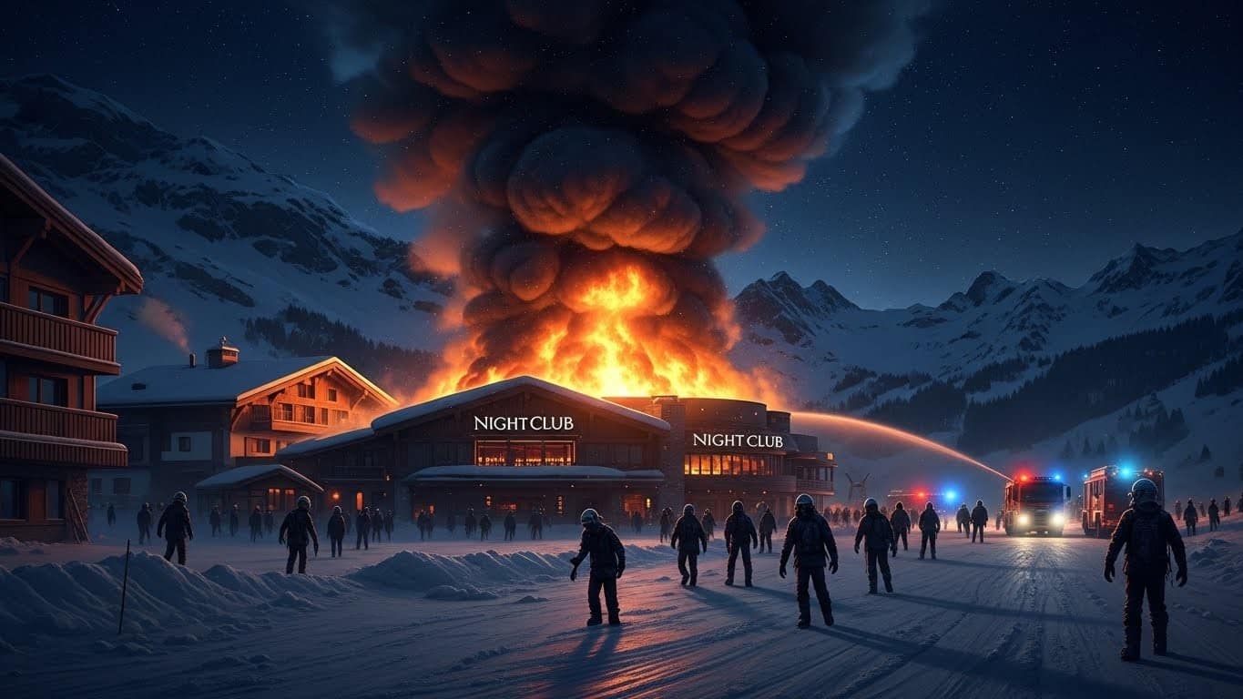 Dramatique incendie à Crans-Montana le soir du Nouvel An : 40 morts. La justice suisse ouvre une instruction pour homicide par négligence contre les gérants français du bar. Ce que l'on sait.