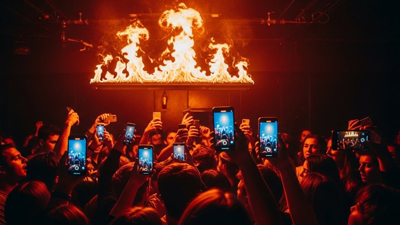 Découvrez pourquoi certaines victimes de l'incendie de Crans-Montana ont filmé les flammes avec leur smartphone plutôt que de fuir. Un phénomène troublant expliqué par des experts en psychologie.