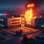 Incendie Criminel au Collège de Dijon : Cinq Interpellations