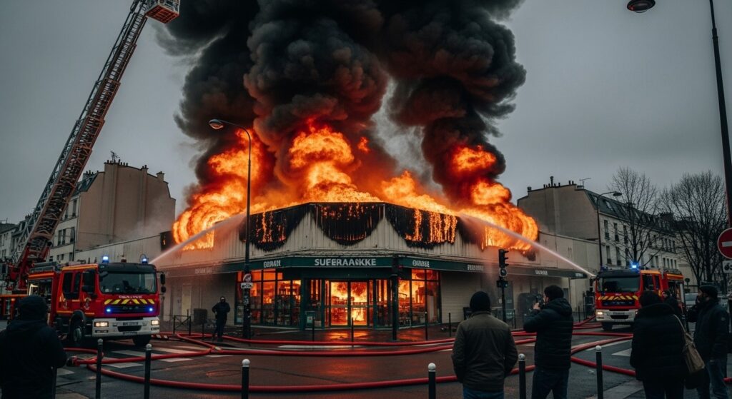 Incendie Criminel Supermarché Saint-Denis : Le Quartier en Choc