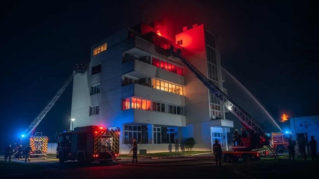 Incendie Maison Radieuse Rezé : Deux Blessés Légers