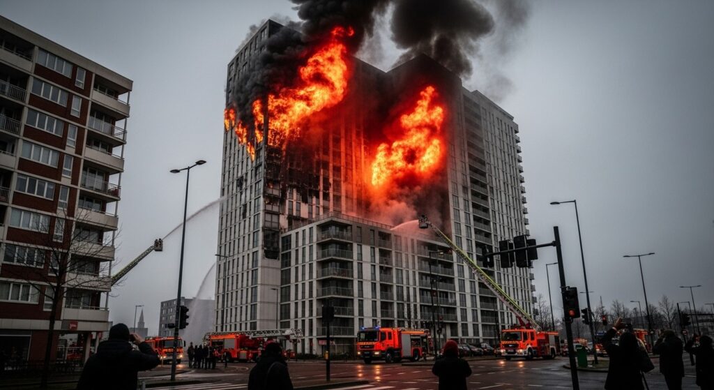 Incendie Spectaculaire à Lille Wazemmes : 200 Évacués